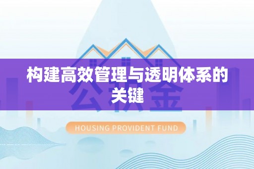 广饶构建高效管理与透明体系的关键
