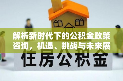 广饶解析新时代下的公积金政策咨询，机遇、挑战与未来展望