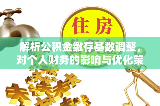 广饶解析公积金缴存基数调整，对个人财务的影响与优化策略