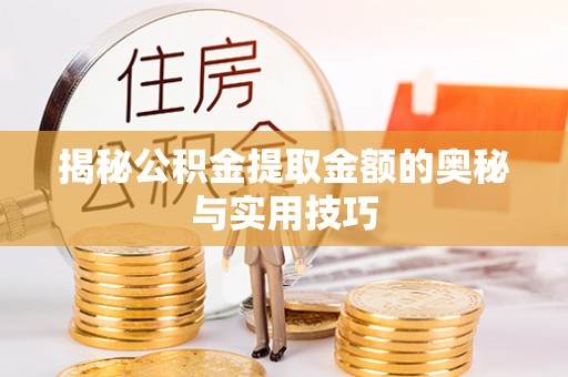 广饶揭秘公积金提取金额的奥秘与实用技巧