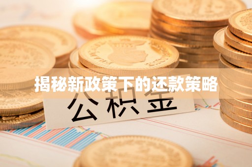 广饶揭秘新政策下的还款策略