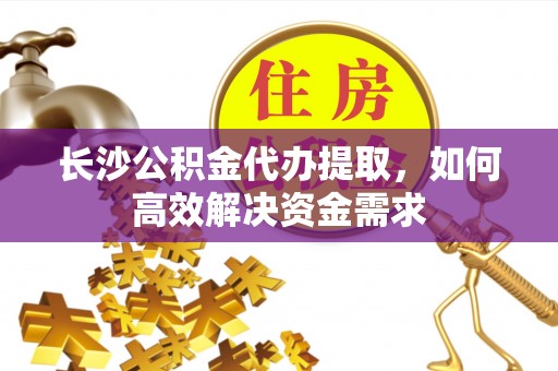 广饶长沙公积金代办提取，如何高效解决资金需求