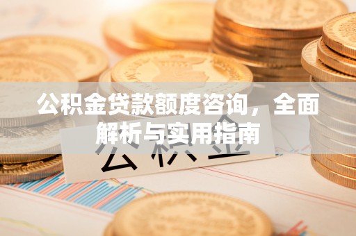 广饶公积金贷款额度咨询，全面解析与实用指南