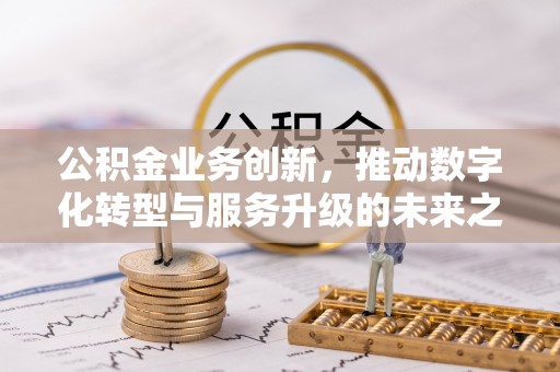 广饶公积金业务创新，推动数字化转型与服务升级的未来之路