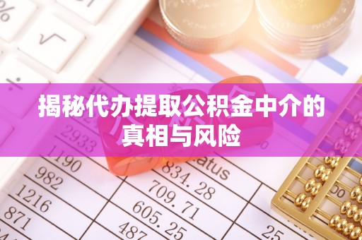 广饶揭秘代办提取公积金中介的真相与风险