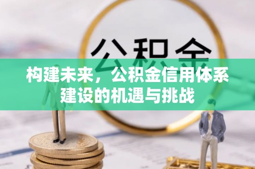 广饶构建未来，公积金信用体系建设的机遇与挑战
