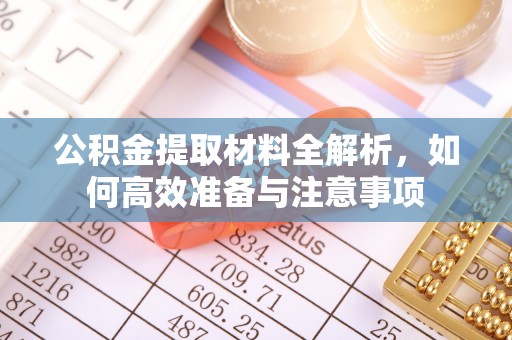 广饶公积金提取材料全解析，如何高效准备与注意事项