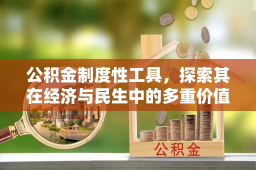 广饶公积金制度性工具，探索其在经济与民生中的多重价值