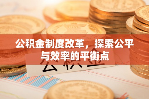 广饶公积金制度改革，探索公平与效率的平衡点