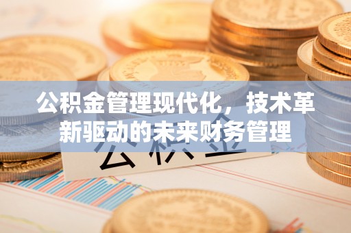 广饶公积金管理现代化，技术革新驱动的未来财务管理