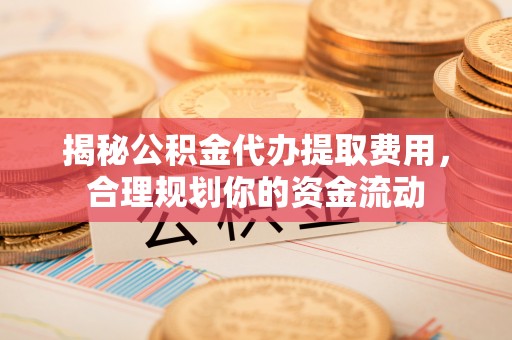 广饶揭秘公积金代办提取费用，合理规划你的资金流动