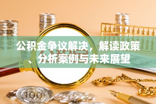 广饶公积金争议解决，解读政策、分析案例与未来展望