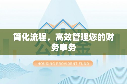 广饶简化流程，高效管理您的财务事务