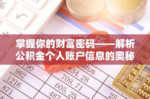 广饶掌握你的财富密码——解析公积金个人账户信息的奥秘
